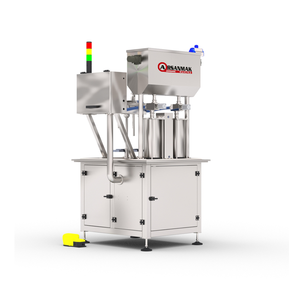Çift Nozullu Yarı Otomatik Dolum Makinesi